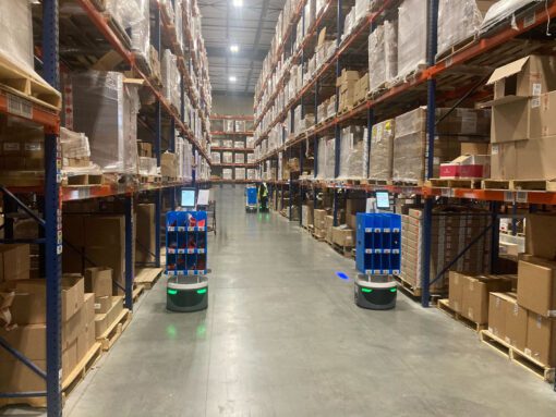 Locus Robots in a KSP Fulfillment Warehouse