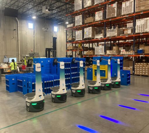 Locus Robots set up at KsP