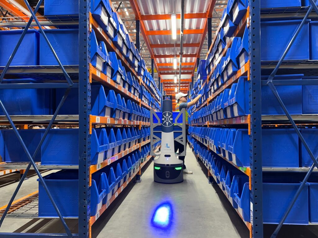 Locus Origin robot in a Barrett Distribution Center
