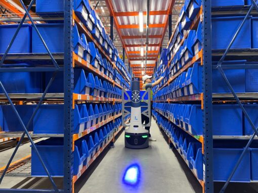 Locus Origin robot in a Barrett Distribution Center