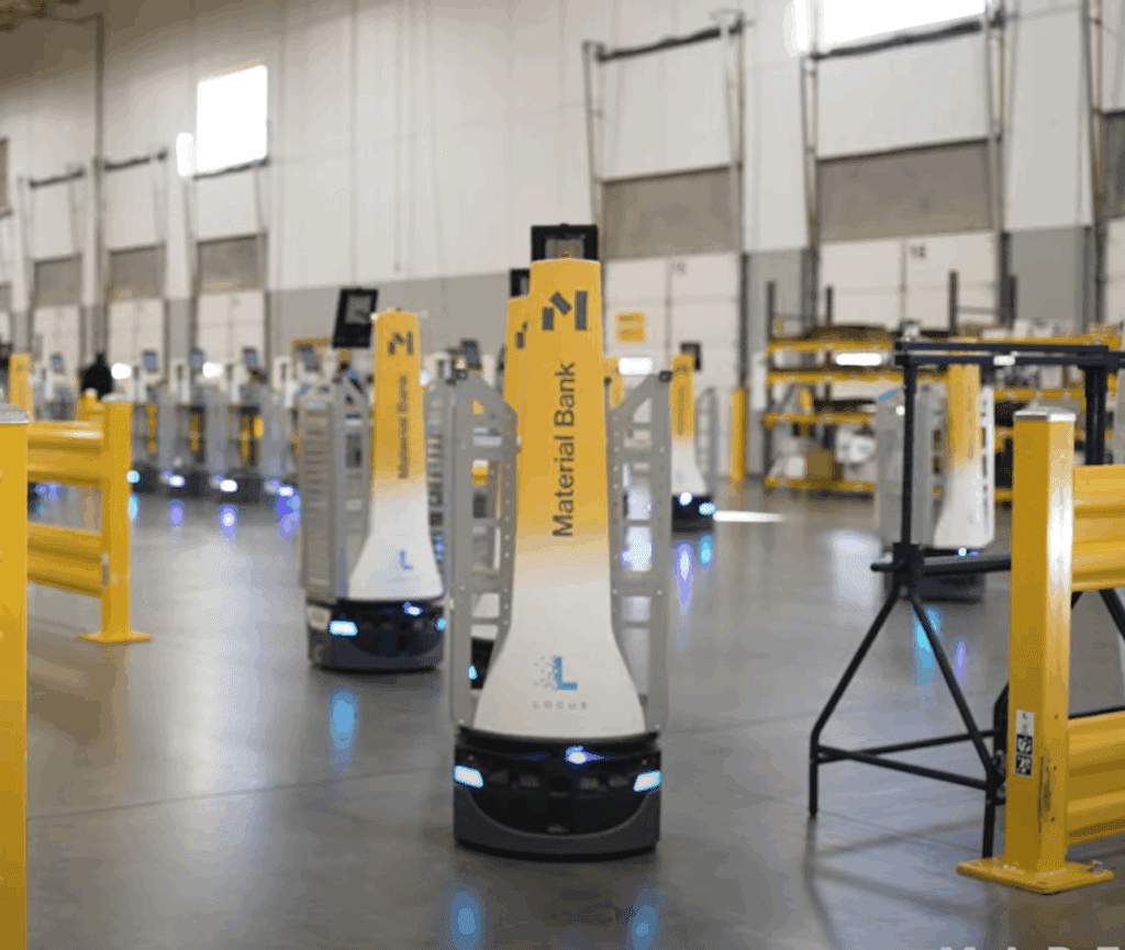 Material Bank Made4net Locus Robots